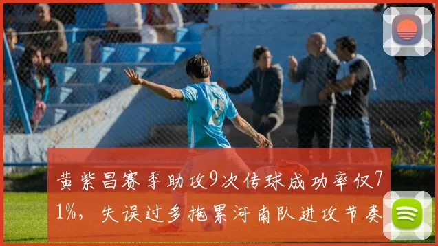 黄紫昌赛季助攻9次传球成功率仅71%,失误过多拖累河南队进攻节奏